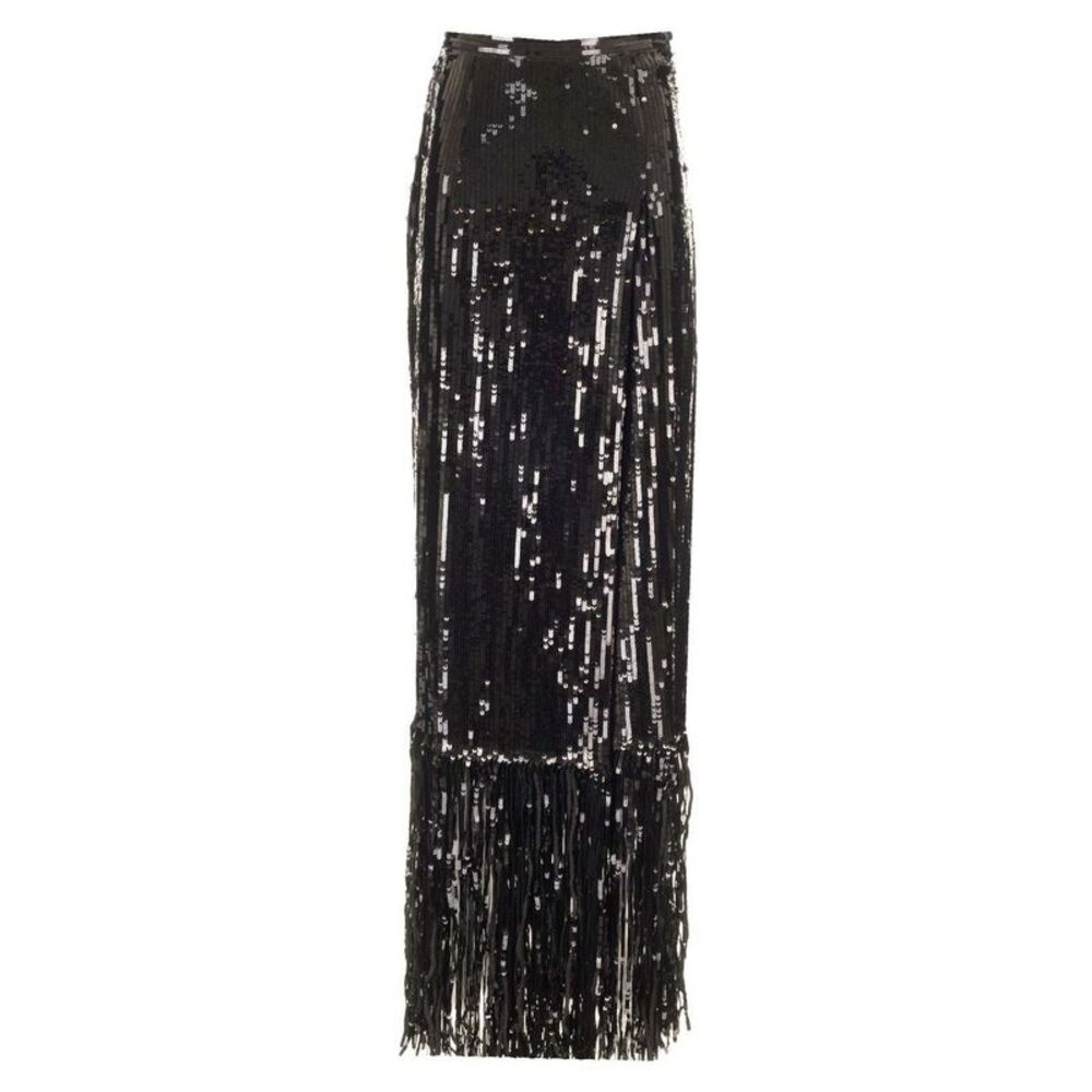 Taller Marmo Women El Pareo Disco Skirt Black